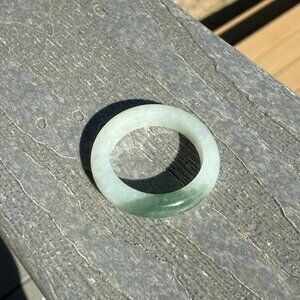 Natural Jadeite Jade Ring Size 7